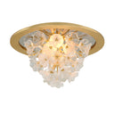 Gold Leaf Jasmine Chandelier 36" by Corbett Lighting, view 3