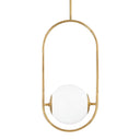 Vintage Brass Everley Wall Sconce 8.5" by Corbett Lighting, view 3