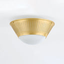 Aged Brass Elsmere Flush Mount 14.25" by Hudson Valley, view 4