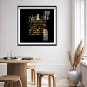 Gold Teeth - with hand-applied Gold Leaf