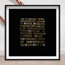Gold Teeth - with hand-applied Gold Leaf