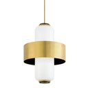 Vintage Brass Melrose Pendant 22" by Corbett Lighting, view 2