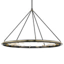 Aged Brass and Old Bronze Chambers Chandelier 58.25" by Hudson Valley