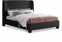 Penny Boucle Fabric Upholstered Bed - Black