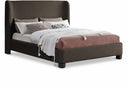Penny Boucle Fabric Upholstered Bed - Brown