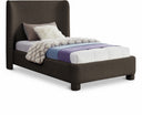 Penny Boucle Fabric Upholstered Twin Bed - Brown