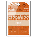 Paris Fashion Luggage Tag