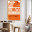 Paris Fashion Luggage Tag