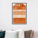 Paris Fashion Luggage Tag
