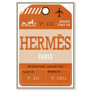 Paris Fashion Luggage Tag