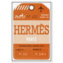 Paris Fashion Luggage Tag