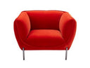 Loma Modern Red Velvet Chair