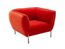 Loma Modern Red Velvet Chair
