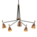 Soft Black Utopia Chandelier 52.75" by Corbett Lighting