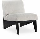 Chapman Boucle Fabric Upholstered Accent Chair - Black