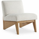 Chapman Boucle Fabric Upholstered Accent Chair - Cream
