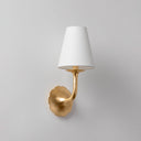Vintage Gold Leaf Winnipeg Wall Sconce 6.5" by Hudson Valley, view 4