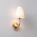 Vintage Gold Leaf Winnipeg Wall Sconce 6.5" by Hudson Valley, view 3