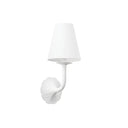 White Plaster Winnipeg Wall Sconce 6.5" by Hudson Valley