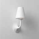 White Plaster Winnipeg Wall Sconce 6.5" by Hudson Valley, view 3