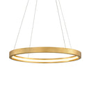 Gold Leaf Jasmine Chandelier 44" x 2.5" by Corbett Lighting, view 4