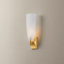 Vintage Gold Leaf Ravenswood Wall Sconce 4" x 13.5" by Hudson Valley, view 2