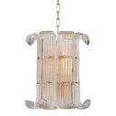 Aged Brass Brasher Pendant 14.5" by Hudson Valley