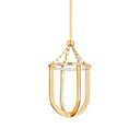 Aged Brass Tournu Lantern 11.5" by Hudson Valley