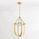 Aged Brass Tournu Lantern 16.25" by Hudson Valley, view 2