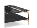 Denzel - Black Marble + Gold Coffee Table