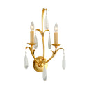 Gold Leaf Prosecco Chandelier 46.25" by Corbett Lighting, view 5