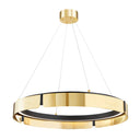Aged Brass Tribeca Chandelier 32.75" by Hudson Valley