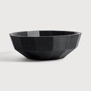 Black Striped Bowl by Ethnicraft