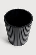 Black Roller Max Paper Basket by Ethnicraft, view 2