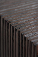 Dark Brown Grooves Book Ends by Ethnicraft, view 6