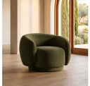 Andrew - Modern Green Fabric Sofa