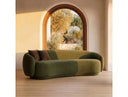 Andrew - Modern Green Fabric Sofa