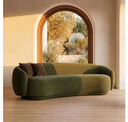 Andrew - Modern Green Fabric Swivel Accent Chair