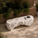 Kamet - Modern Cream Concrete Bench