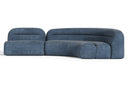 Forman - Modern Blue Fabric Modular Sectional Sofa