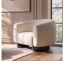Thrive - Modern Beige Fabric + Antique Brass Sofa