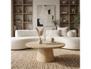 Velma - Modern Travertine Marble Coffee Table