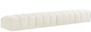 Arc 119" Velvet Upholstered 4pc. Modular Sectional - Cream