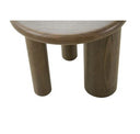 Strauss - Contemporary Brown Ash Round Nesting Table Set
