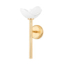 Gold Leaf Dawson Wall Sconce 7.25" by Hudson Valley