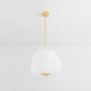 Aged Brass Scranton Pendant 19" by Hudson Valley, view 2