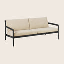 Black Jack Outdoor 2-Seater Sofa