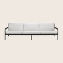 Black Jack Outdoor 3-Seater Sofa