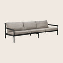 Black Jack Outdoor 3-Seater Sofa