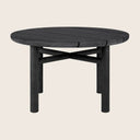 Black Quatro Outdoor Round Side Table